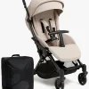 Beemoo Easy Fly Lux 4 Klapvogn inkl Padded Transporttaske, Sand Beige