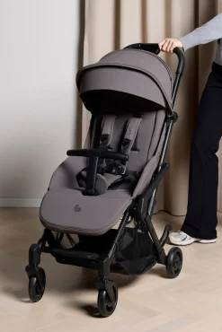 Vognpakker|Beemoo Easy Fly Lux 4 Klapvogn med Liggedel, Gull Grey