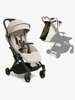 Vognpakker|Beemoo Easy Fly Lux 4 Klapvogn inkl. Breezy Kaleche, Sand Beige/Off-White