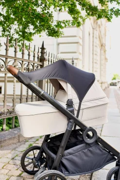Vogntilbehør|Beemoo  Elastisk UV Solbeskyttelse til Vogn & Autostol Baby, Black