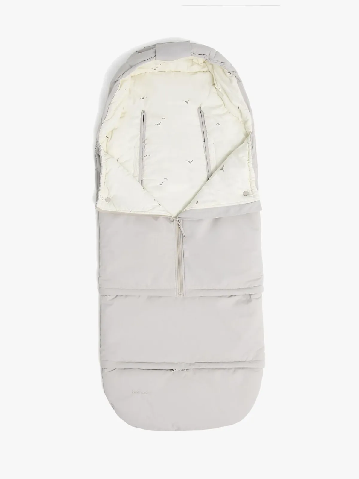 Køreposer|Beemoo Light Kørepose inkl. Forlængerdel, Swallow Beige