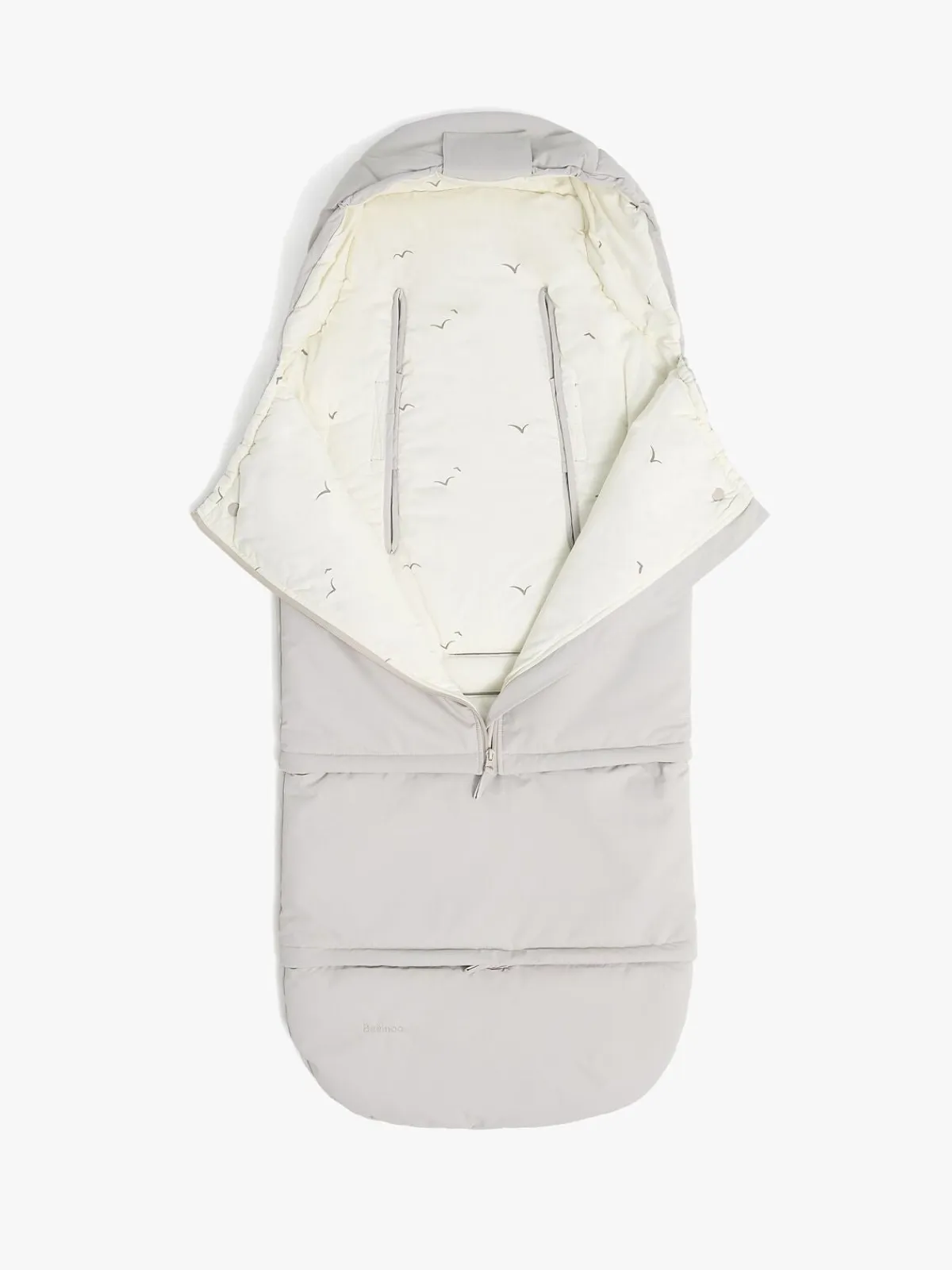 Køreposer|Beemoo Light Kørepose inkl. Forlængerdel, Swallow Beige