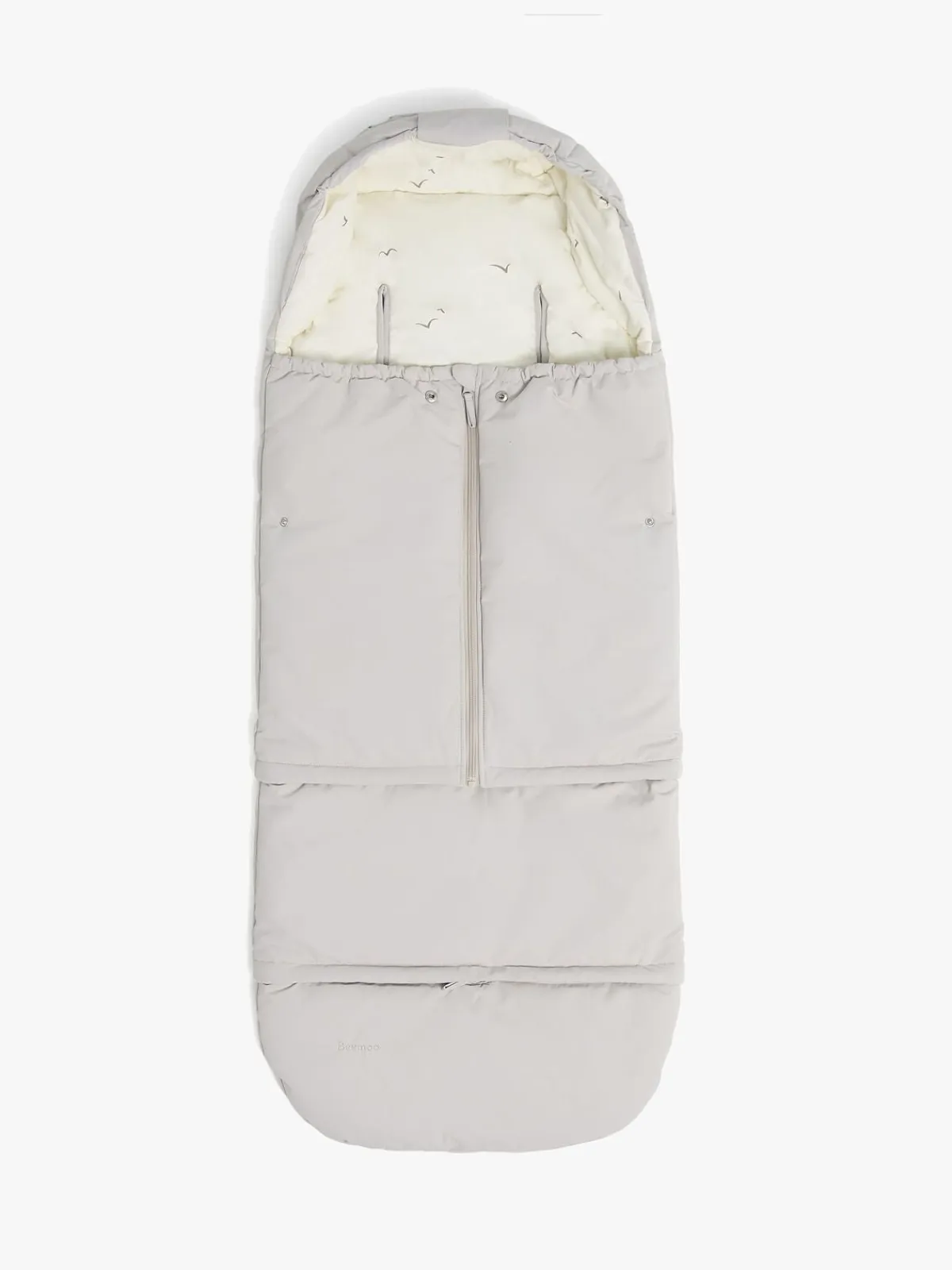 Køreposer|Beemoo Light Kørepose inkl. Forlængerdel, Swallow Beige