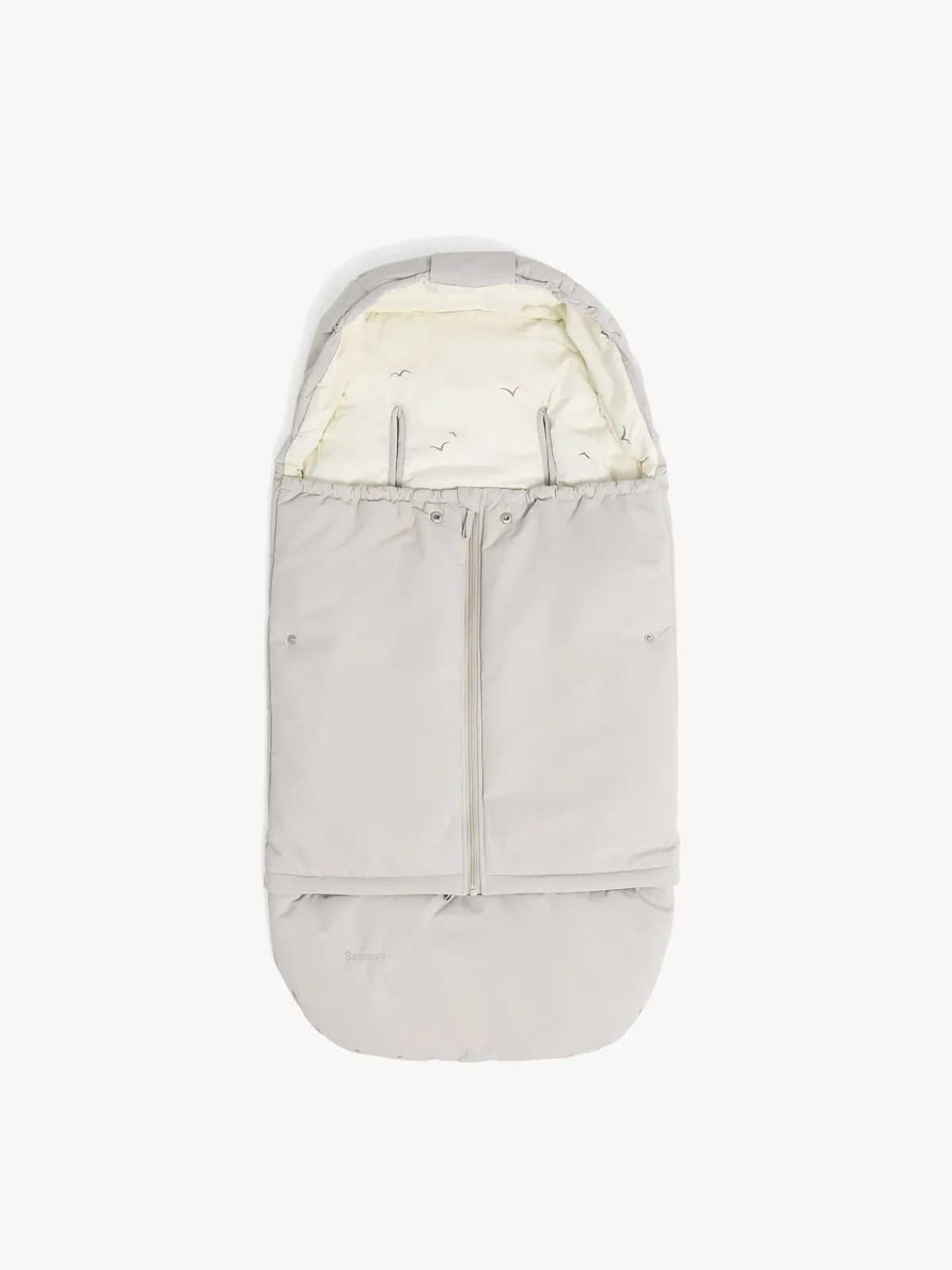 Køreposer|Beemoo Light Kørepose inkl. Forlængerdel, Swallow Beige