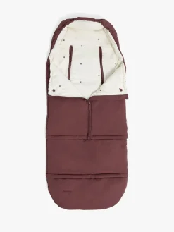 Beemoo Light Kørepose inkl. Forlængerdel, Maroon Berry