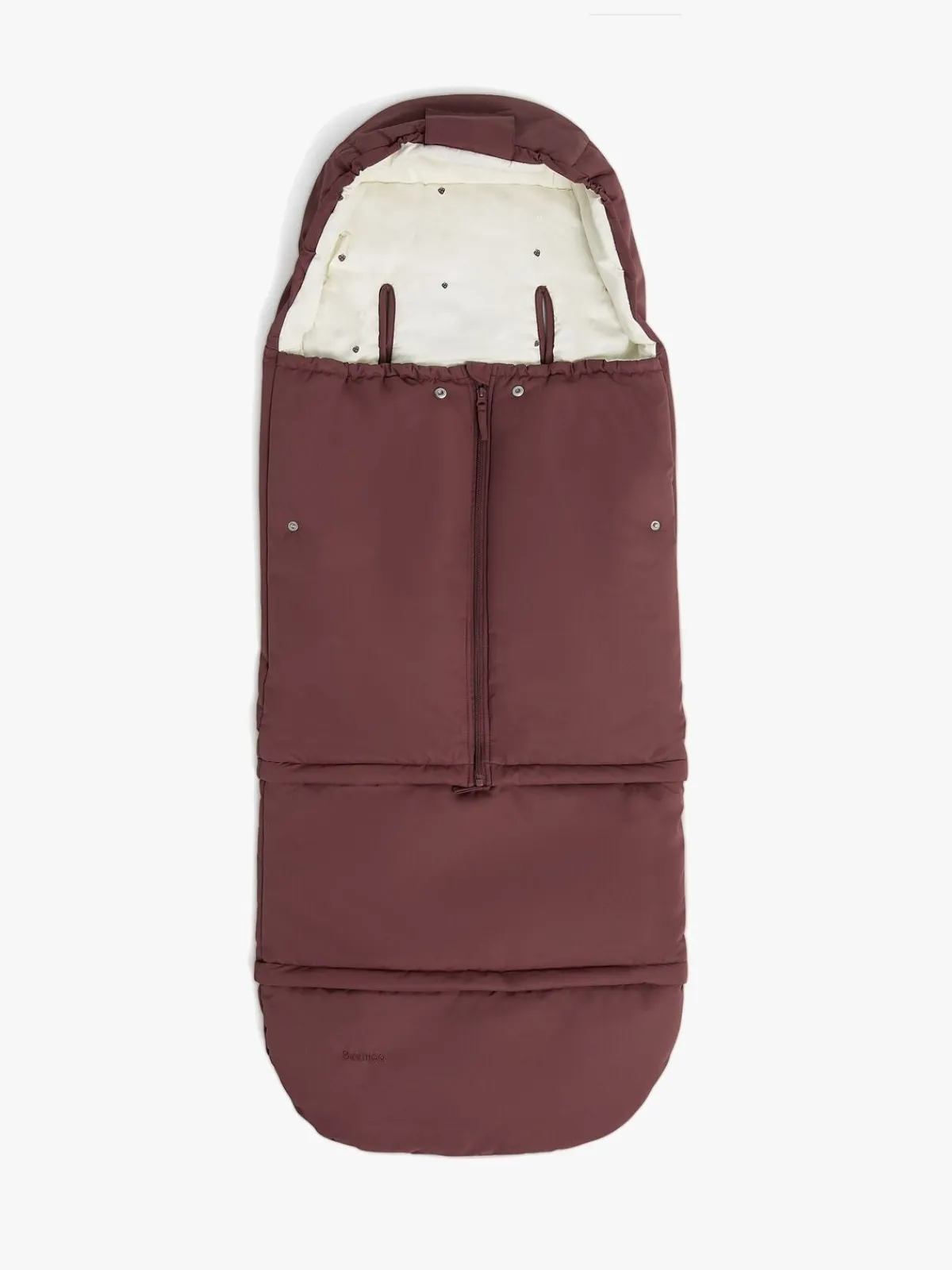 Beemoo Light Kørepose inkl. Forlængerdel, Maroon Berry