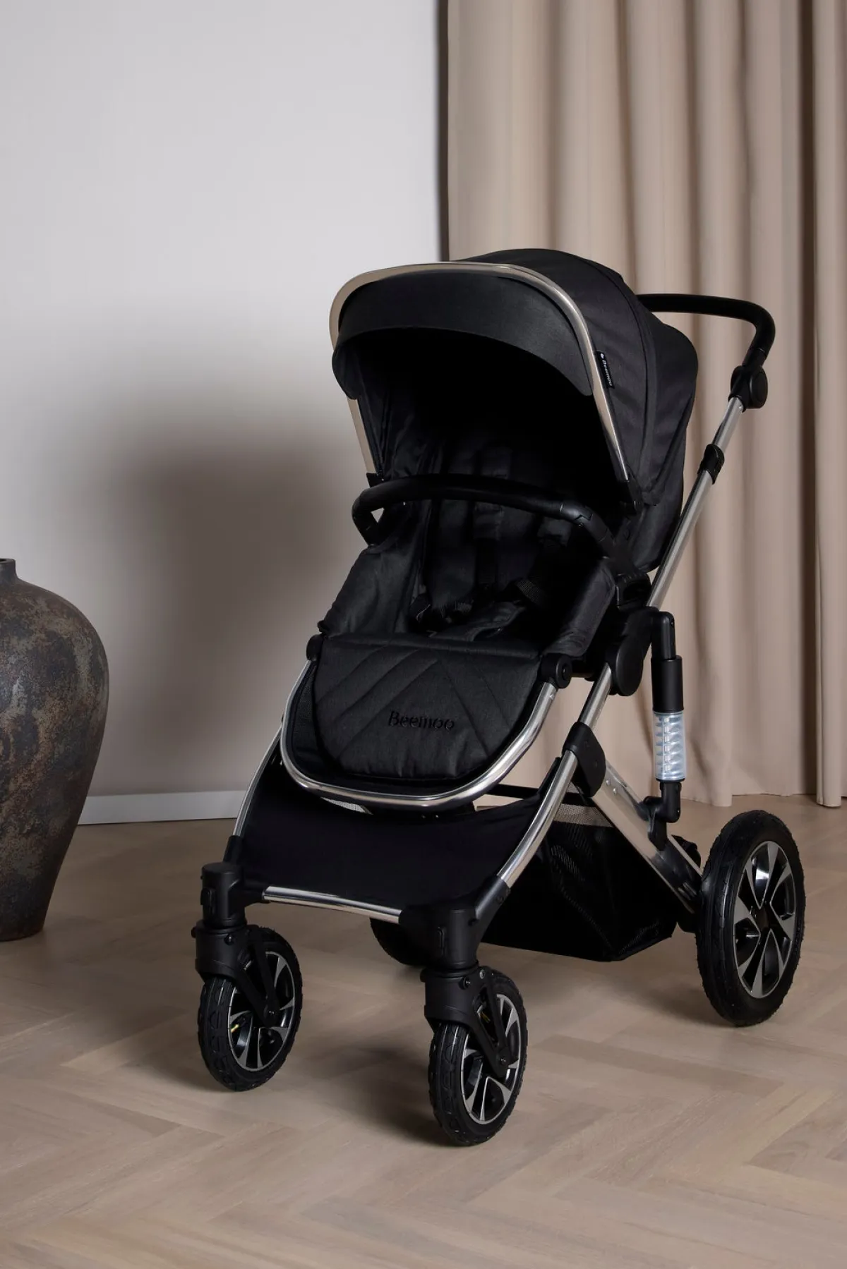 Duo- & Kombivogne|Beemoo Maxi 4 Duovogn, Black/Silver