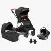 Beemoo Maxi 4 Duovogn inkl. Route i-Size Autostol Baby, Black/Mineral Grey