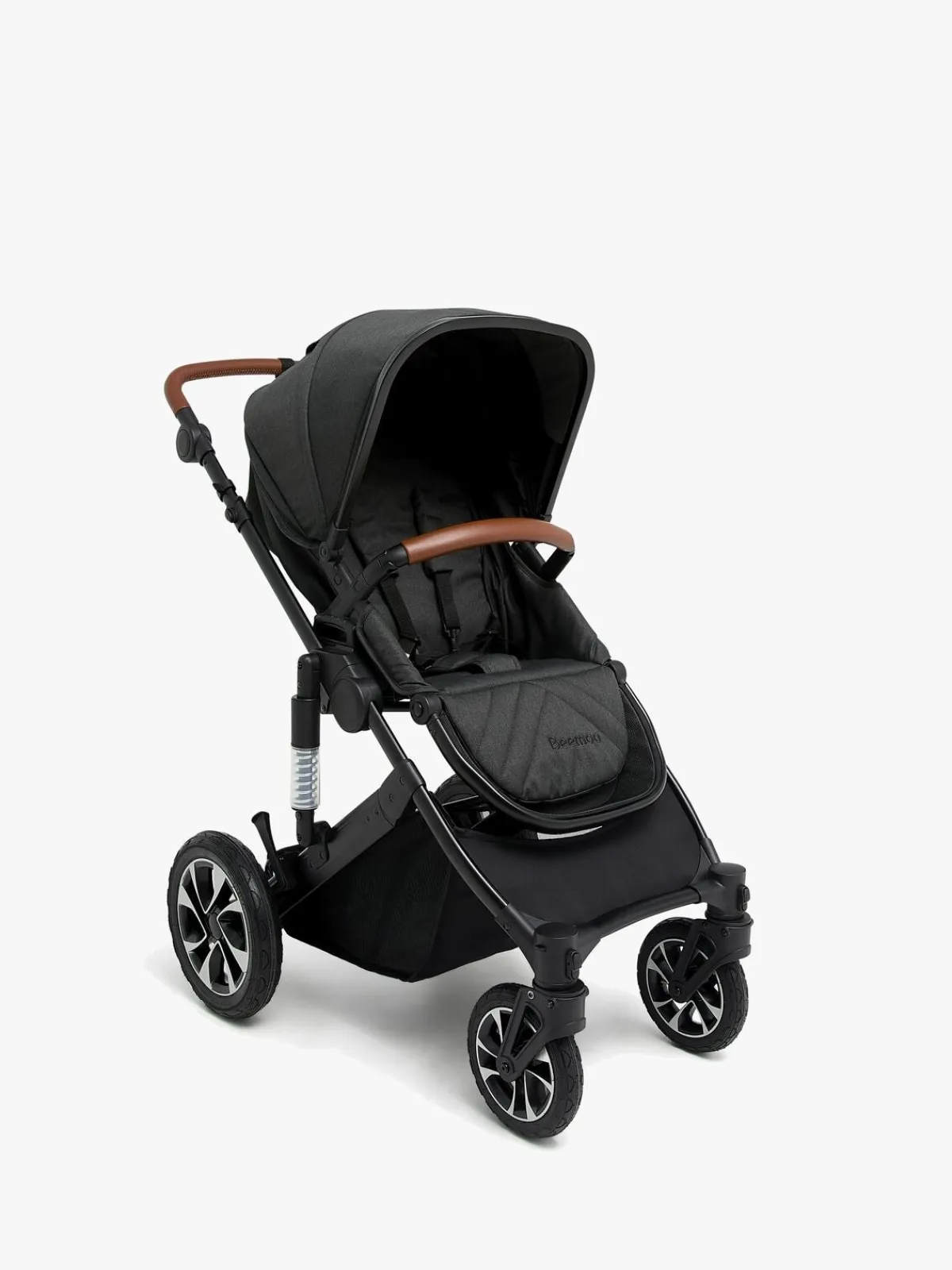 Beemoo Maxi 4 Klapvogn, Black/Black
