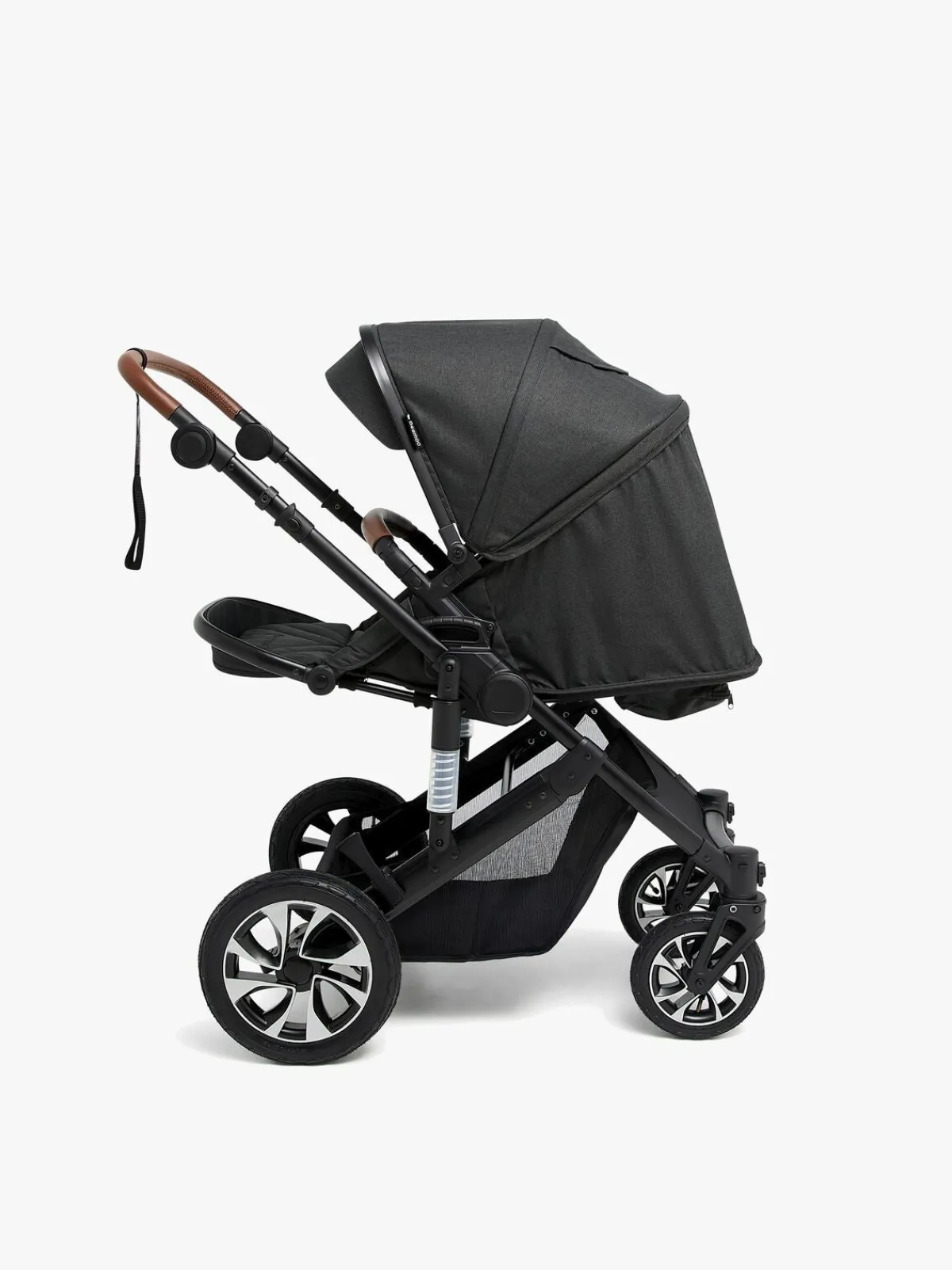 Beemoo Maxi 4 Klapvogn, Black/Black