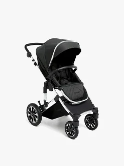 Beemoo Maxi 4 Klapvogn, Black/Silver