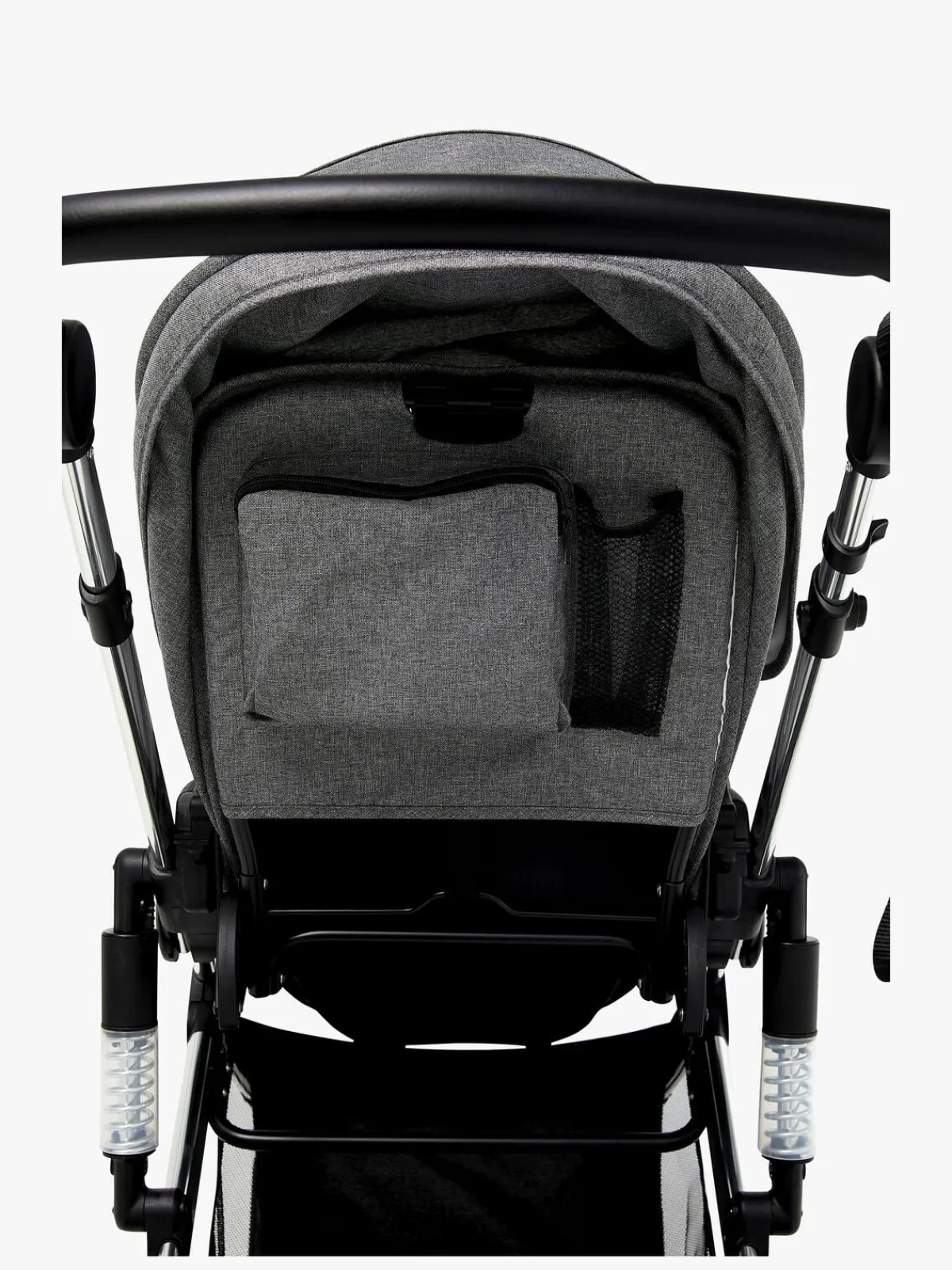 Klapvogne|Beemoo Maxi 4 Klapvogn, Grey/Silver Sort
