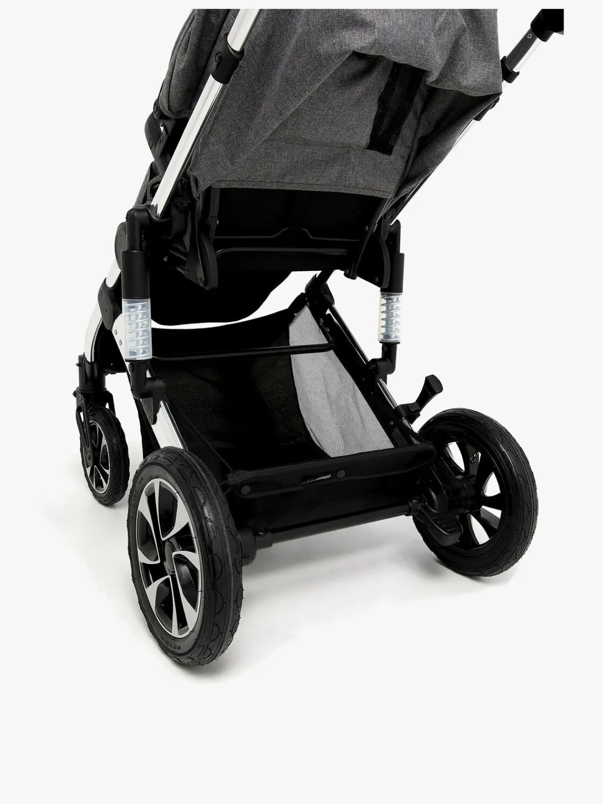 Klapvogne|Beemoo Maxi 4 Klapvogn, Grey/Silver Sort