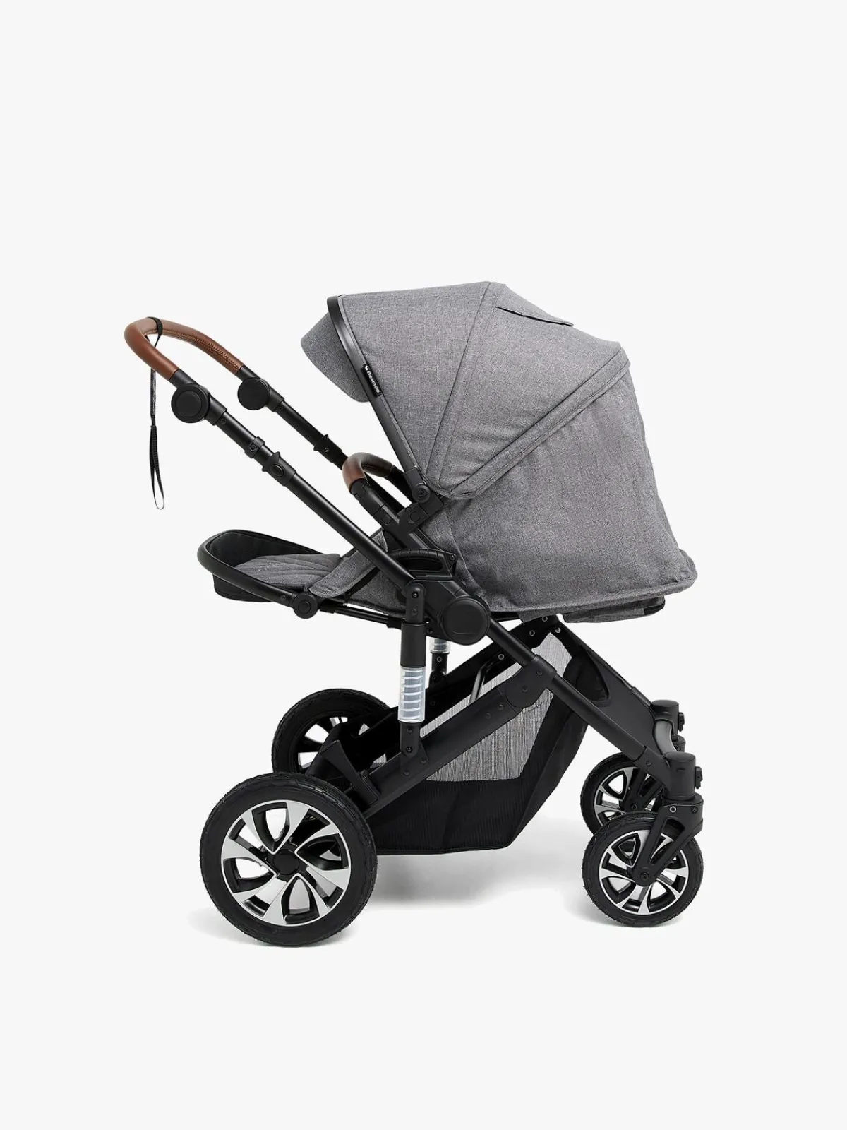 Beemoo Maxi 4 Klapvogn, Grey/Black