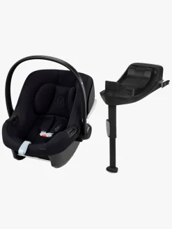 Vognpakker|Beemoo Maxi 4 Twin Søskendevogn inkl. Ekstra Søskendesæde & Cybex Aton B2 i-Size Autostol Baby & Base, Grey/Volcano Black