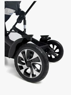 Beemoo Maxi 4 Twin Søskendevogn, Black/Black