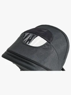 Beemoo Maxi 4 Twin Søskendevogn inkl. Søskendeklapvognsdel, Black/Black