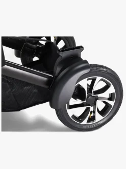 Beemoo Maxi 4 Twin Søskendevogn inkl. Søskendeklapvognsdel, Black/Black