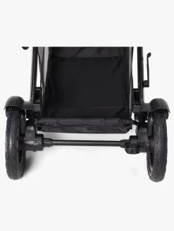 Beemoo Maxi 4 Twin Søskendevogn inkl. Søskendeklapvognsdel, Black/Black