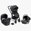 Vognpakker|Beemoo Move Duo Kombivogn inkl. Route i-Size Autostol Baby, Asphalt/Mineral Grey