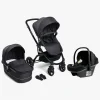 Vognpakker|Beemoo Move Duo Kombivogn inkl. Route i-Size Autostol Baby, Asphalt/Black Stone