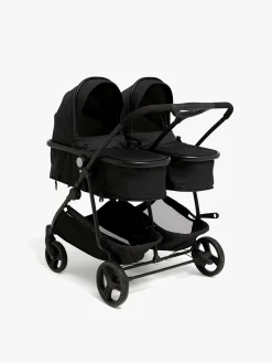 Søskendevogne|Beemoo Move Twin 2-in-1 Søskendevogn, Black Sort