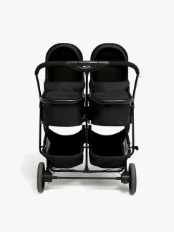 Søskendevogne|Beemoo Move Twin 2-in-1 Søskendevogn, Black Sort
