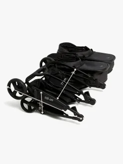 Beemoo Move Twin 2-in-1 Søskendevogn, Asphalt