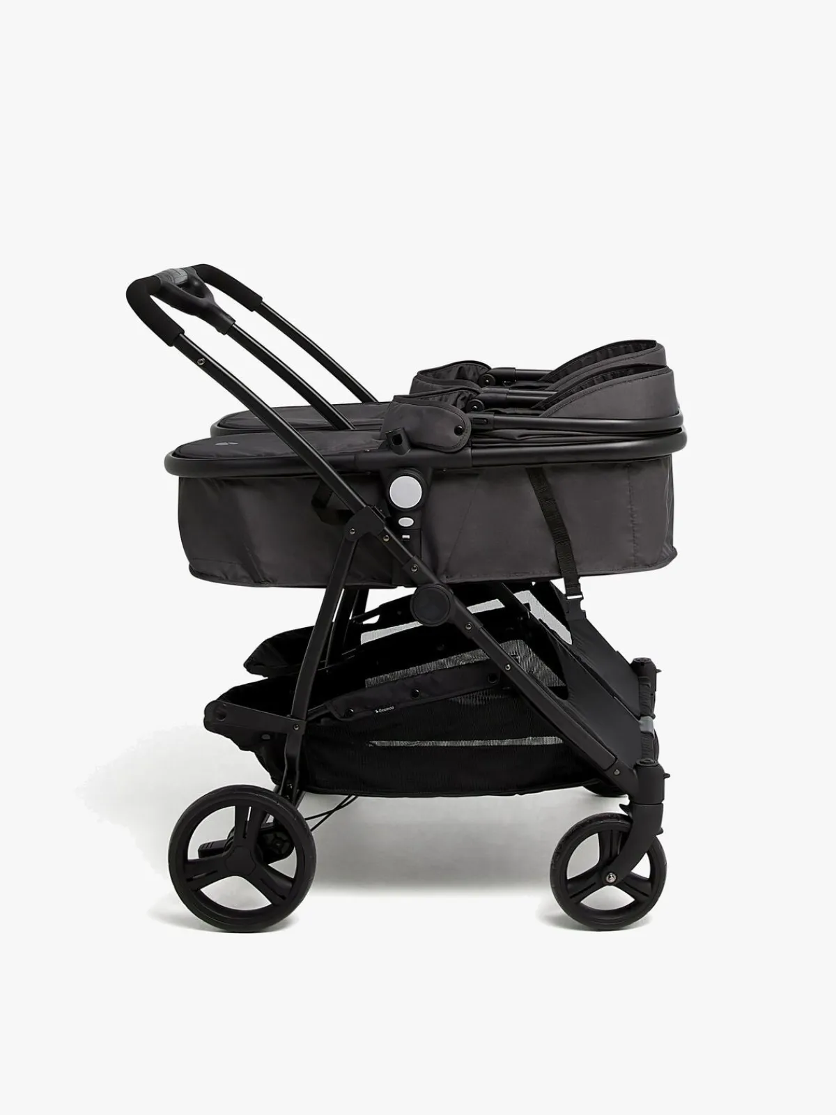 Beemoo Move Twin 2-in-1 Søskendevogn, Asphalt