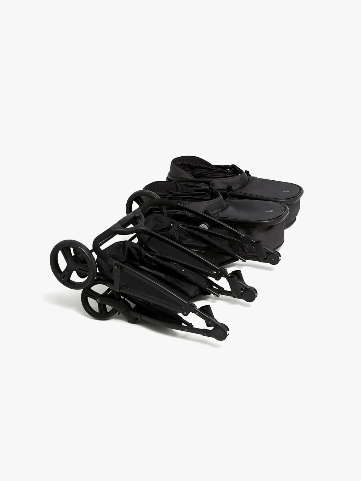 Beemoo Move Twin 2-in-1 Søskendevogn, Asphalt