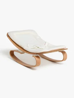Børn Beemoo Børnesenge & Tilbehør-Nordic Tremmeseng & Skråstol, White/Wood