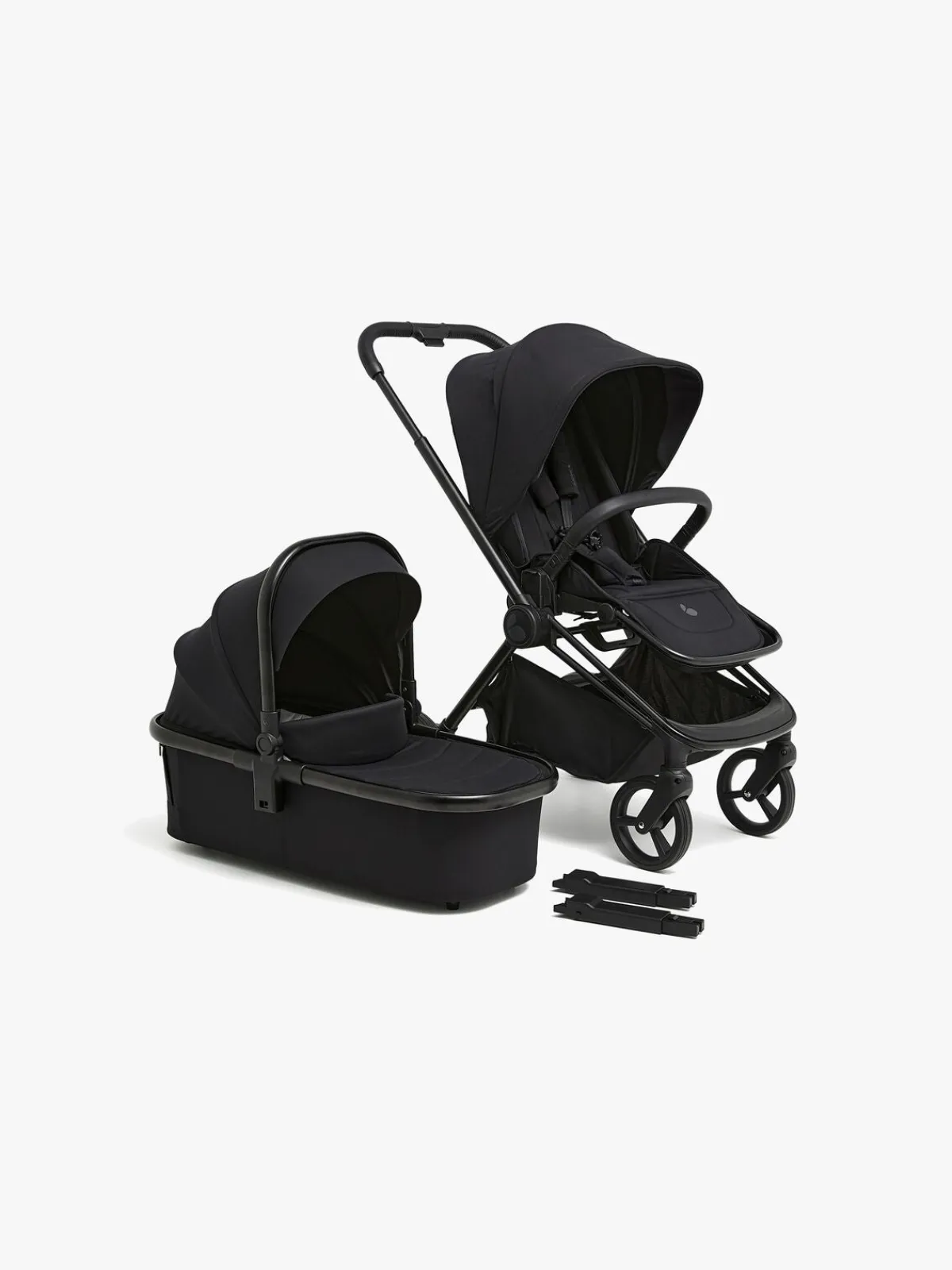 Beemoo Duo- & Kombivogne-One Duovogn, All Black