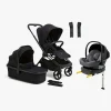 Duo- & Kombivogne|Beemoo One Duovogn inkl. Route i-Size Autostol Baby & base, All Black/Mineral Grey
