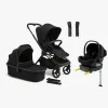Beemoo One Duovogn inkl. Route i-Size Autostol Baby & base, All Black/Black Stone