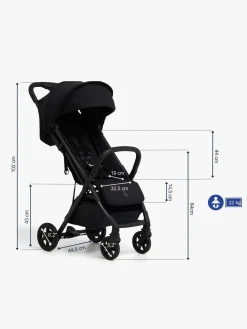 Beemoo Rejseklapvogne-Pro Airway Klapvogn, Coffee Black