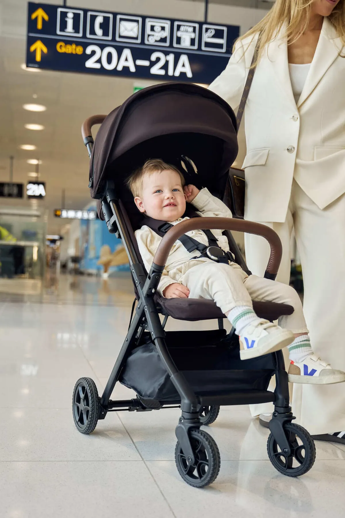 Beemoo Rejseklapvogne-Pro Airway Klapvogn, Espresso Brown