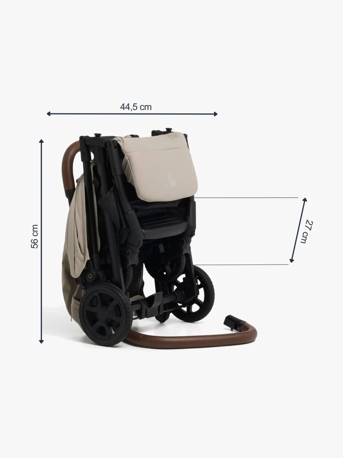 Rejseklapvogne|Beemoo Pro Airway Klapvogn, Latte Beige
