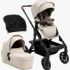 Duo- & Kombivogne|Beemoo Pro Max Duovogn inkl. Toddler seat, Latte Beige