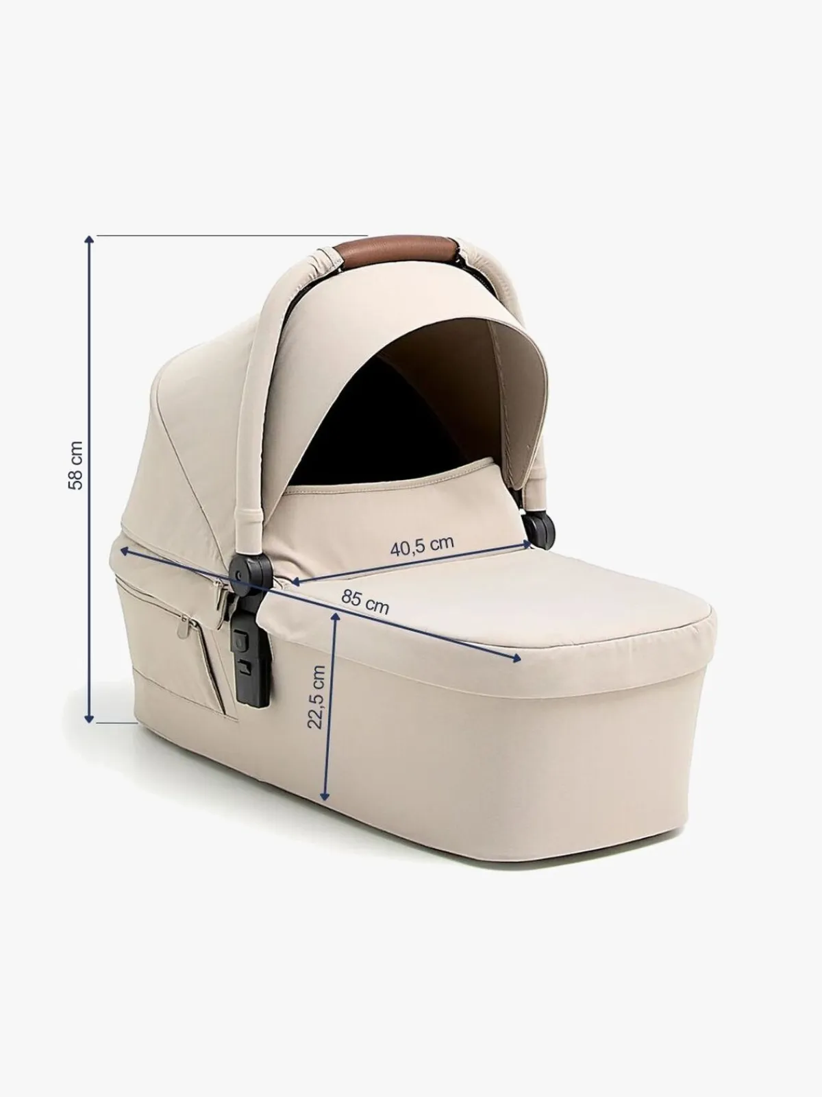 Vogndele|Beemoo Pro Max/Pro Multi 2 Liggedel, Latte Beige