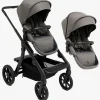 Beemoo Pro Max Søskendevogn, Mocha Grey