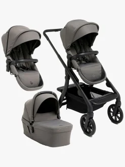Søskendevogne|Beemoo Pro Max Søskendevogn inkl. Liggedel, Mocha Grey