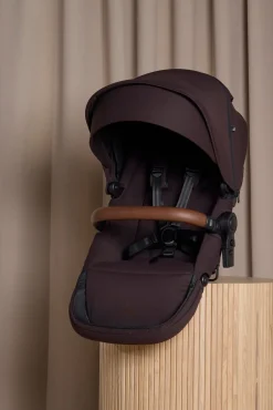 Søskendevogne|Beemoo Pro Max Søskendevogn inkl. Liggedel, Espresso Brown