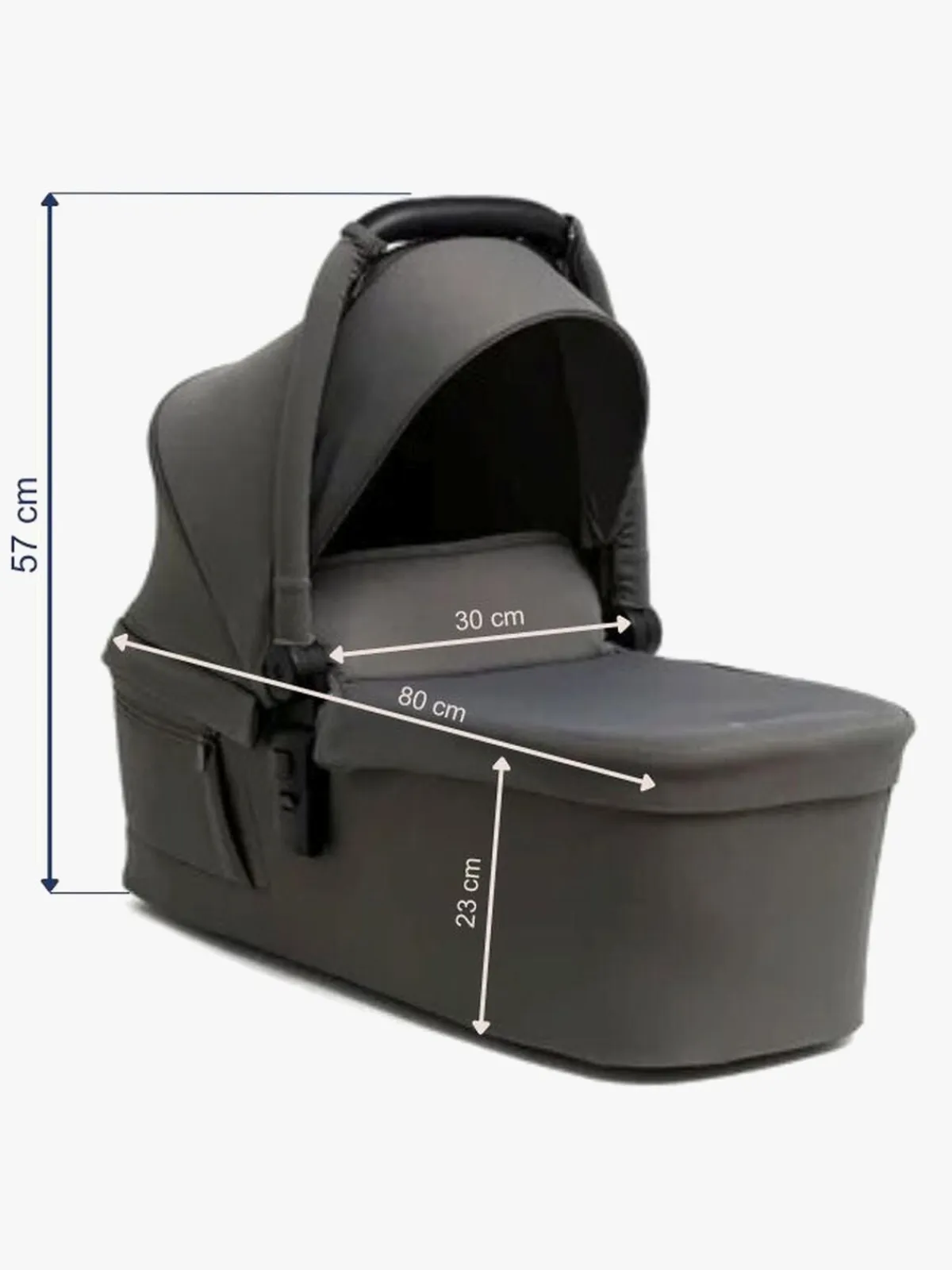 Vogndele|Beemoo Pro Twin 2 Liggedel, Mocha Grey Grå