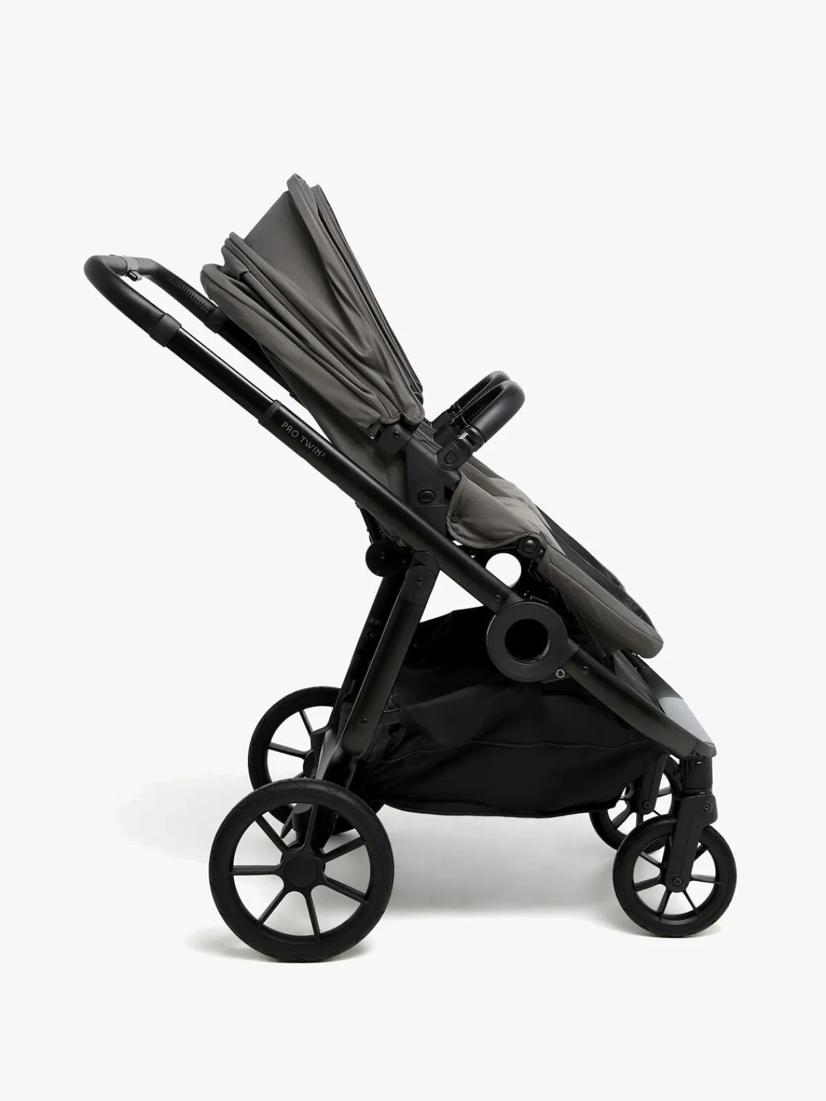 Beemoo Søskendevogne-Pro Twin 2 Søskendevogn, Mocha Grey