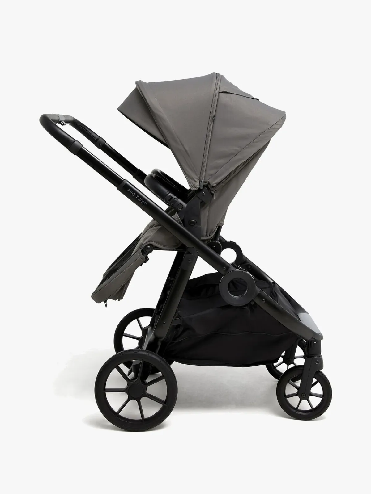 Beemoo Søskendevogne-Pro Twin 2 Søskendevogn, Mocha Grey