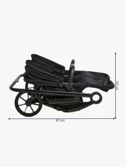 Søskendevogne|Beemoo Pro Twin 2 Søskendevogn, Coffee Black Sort