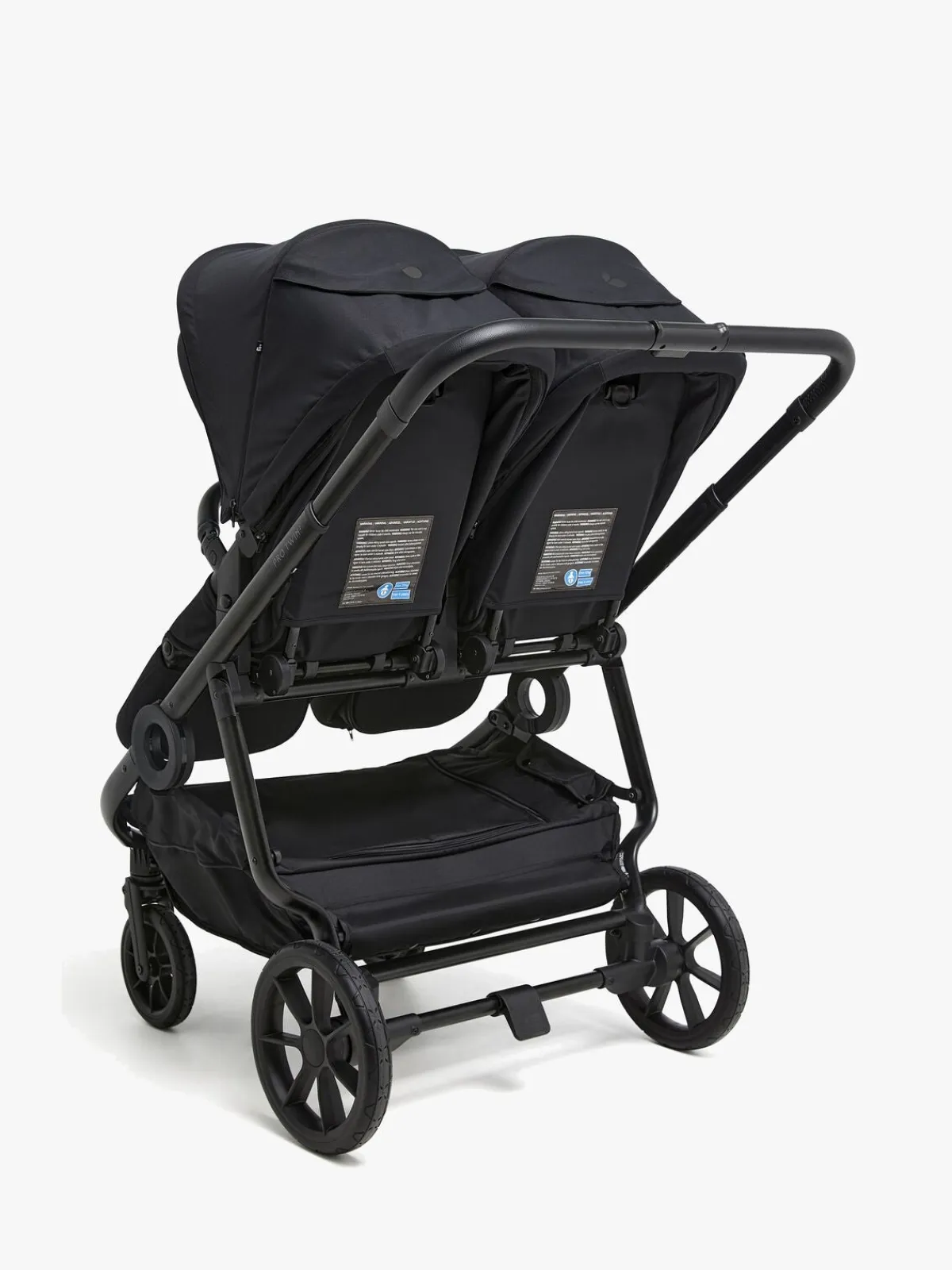 Søskendevogne|Beemoo Pro Twin 2 Søskendevogn, Coffee Black Sort