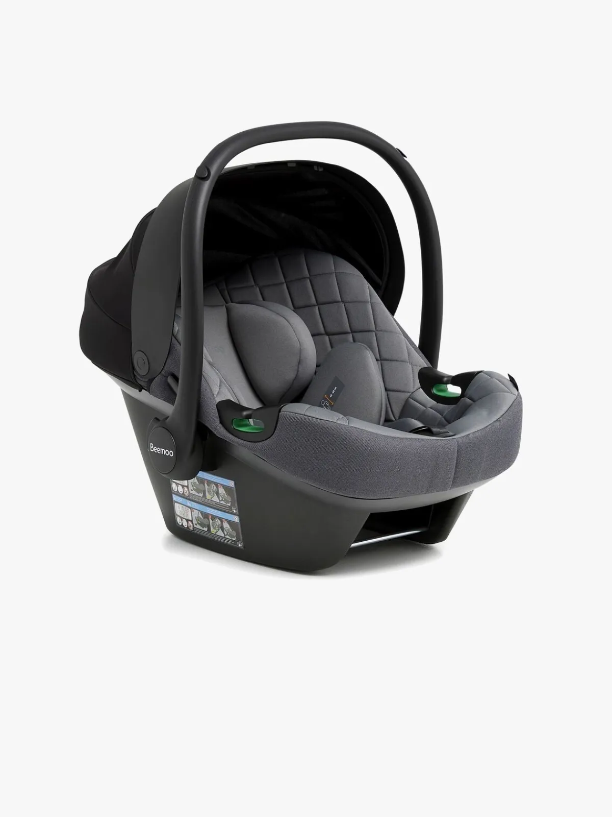 Vognpakker|Beemoo Pro Twist Duovogn inkl. Route Autostol Baby, Coffee Black/Mineral Grey
