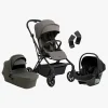 Vognpakker|Beemoo Pro Twist Duovogn inkl. Route Autostol Baby, Mocha Grey/Black Stone