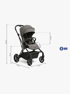 Klapvogne|Beemoo Pro Twist Klapvogn, Mocha Grey Grå